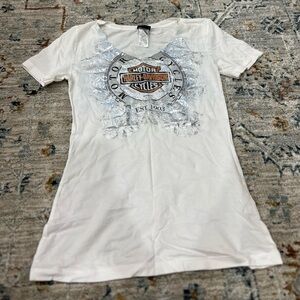 Harley-Davidson rhinestone tee
